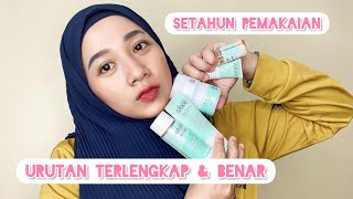 Urutan Cara Pakai Skincare Yang Baik amp Benar Untuk Kulit Berjerawat review nuface acne prone care [upl. by Adekam]