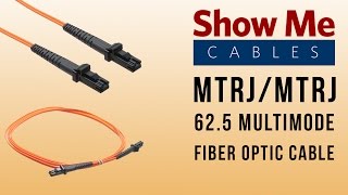 MTRJMTRJ 625125 Multimode Duplex Fiber Patch Cable  OM1 [upl. by Ruthven]