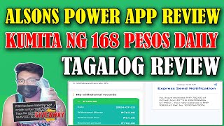 ALSONS POWER APP REVIEW KUMITA NG 168 PESOS DAILY DITO SA BAGONG INVESTMENT TAGALOG REVIEW 2024 [upl. by Arze406]