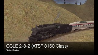 Trainz 2 Review for the CCLE 282 ATSF 3160 Class [upl. by Josefina]