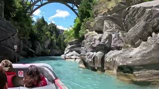 Shotover jet boat ride last segment December 17th 2023 [upl. by Ollehcram]