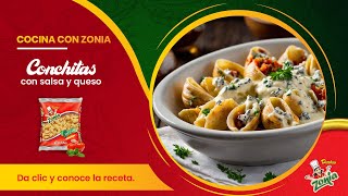 Conchitas con Salchicha y Queso Pastas Zonia [upl. by Ahseenak343]