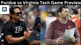 Purdue vs Virginia Tech Game Preview  College Football Game Prediction [upl. by Sidney]