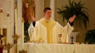 Fr Daniel Schomakers First Mass [upl. by Eerot504]