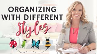 How to ORGANIZE with DIFFERENT Organizing Styles in one Home [upl. by Israel319]