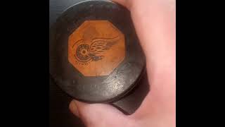 Picked up an early 1970s Detroit Red Wings puck at an estate sale for a dime [upl. by Gertrud]