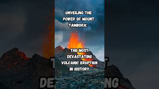 Unveiling the Power of Mount Tambora The Most Devastating Volcanic Eruption in History [upl. by Rebmik]