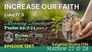 Morning Devotion 1267  Psalm 39711 part 2  Tagalog  Word of God  Countryside Baptist Church [upl. by Woodward]