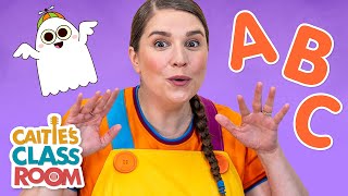 ABC Boo  Songs From Caities Classroom  Fun amp Spooky Alphabet Game [upl. by Eidroj]