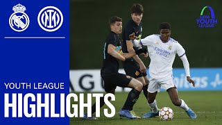 REAL MADRID 21 INTER  U19 HIGHLIGHTS  Matchday 6 UEFA Youth League [upl. by Bred956]