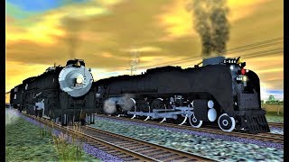 Viewers Request UP 844 vs ATSF 2926 Trainz [upl. by Sigvard70]