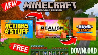 Realism Craft Minecraft PE 121  Realism Craft  Newb X Legacy  Action and Stuff MCPE 121 [upl. by Latona]