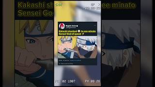 Kakashi Shocked 🤯 to see Minato Sensei God of speed ⚡ [upl. by Alebasi]