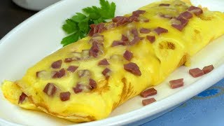 Frittata al prosciutto e formaggio la colazione perfetta  SaporitoTV [upl. by Anes]