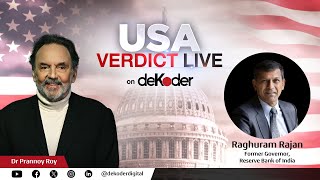 Raghuram Rajan on USA Verdict Live with Dr Prannoy Roy Nidhi Razdan Dorab [upl. by Eninej]