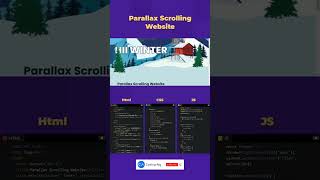 Parallax Scrolling Website css css3 csstips csstricks [upl. by Noevad614]