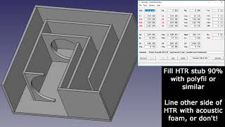 EXPERIMENTAL 10 Inch Paraflex BandPass Subwoofer Design  Free Design  CAD Model  HornResp  Sheet [upl. by Viole]