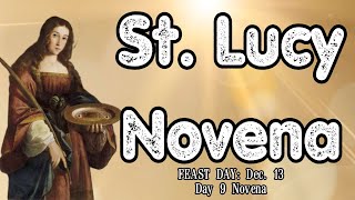 St Lucy Novena  Day 9  Patron of the BlindVisually Impaired [upl. by Ettenig]