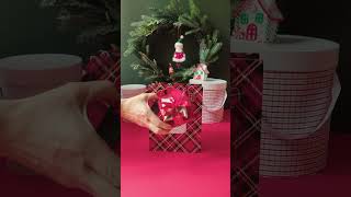 Confezioni natalizie con fantasia scozzese scopri come fare christmas unboxing gift [upl. by Freda532]