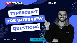 🚨 LIVE TypeScript Job Interview Questions and Answers  Day 2 🚨 [upl. by Manbahs]