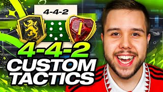 THE BEST 442 CUSTOM TACTICS 🔥 FC 25 Ultimate Team [upl. by Nevyar]