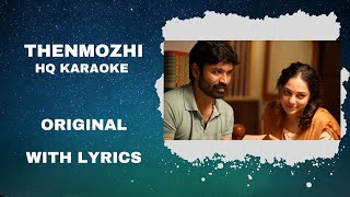 Thenmozhi Karaoke  Tamil Karaoke With Lyrics  Full Song  HighQuality [upl. by Xineohp]