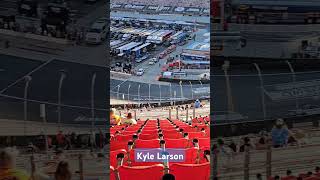 Kyle Larson Qualifying Run Nascar Cup Series Bristol Motor Speedway [upl. by Annavoj]