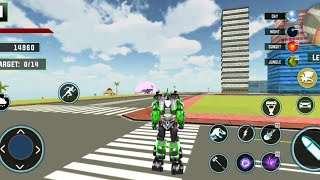 Dino Robot Car Transformer Games  Level 18  Android Gameplay [upl. by Hutt]