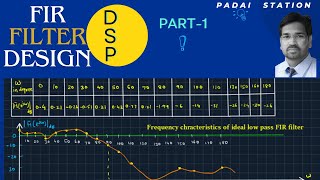 Digital filters and Design of FIR filter in DSP Part1 [upl. by Rossy946]