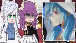 Sousou no Frieren React to Rimuru Tempest  Gacha React [upl. by Narrat510]