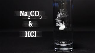 Thí nghiệm Na2CO3 rắn  HCl dd Sodium carbonate rắn tác dụng với dung dịch hydrochloric acid [upl. by Llemij]