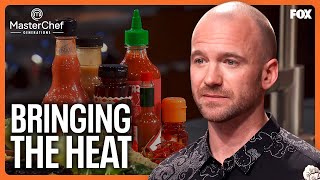 Sean Evans Challenges the Chefs To Make Their Best Spicy Dish  MasterChef [upl. by Giacinta]