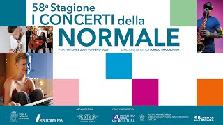 Presentazione LVIII Stagione de I Concerti della Normale  24 settembre 2024 [upl. by Kelila]