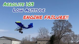 Aerolite 103 Engine Failure and explanation [upl. by Alram434]