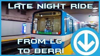 Montréal Métro Late Night Ride From LionelGroulx To BerriUQÀM [upl. by Weikert]