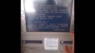 Cara Isi Pulsa Melalui Lewat ATM BRI [upl. by Rodrick]