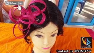 How to make a Sinamay Loops Fascinator [upl. by Kermie615]