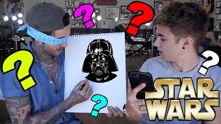 Drawing STAR WARS in 15 SECONDS w Jake Mitchell [upl. by Dweck]