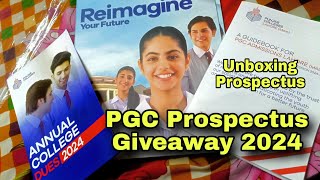 Punjab College Admissions 2024  Punjab College Prospectus Giveaway 2024  Punjab College Scholarshp [upl. by Hsaniva]