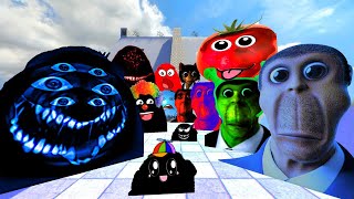 Angry Munci Nextbots Family and Obunga Nextbots Family Gmod Garrys Mod [upl. by Tuttle]