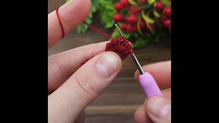 How to make a easy 🤷 and beautiful👌crochet key ring shorts youtubeshorts crochetknitting viral [upl. by Aleekahs73]