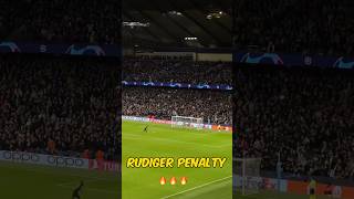 Rudiger Penalty Celebration 😱🔥shorts [upl. by Ackler775]