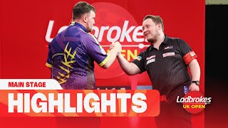 FIFTH ROUND ✅ Day Two Main Stage Afternoon Highlights  2024 Ladbrokes UK Open [upl. by Herminia510]