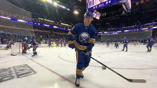 Buffalo Sabres vs Florida Panthers Warmups [upl. by Bonilla]