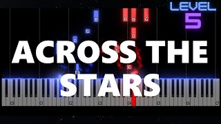 Across the Stars  Star Wars Attack of the Clones  EPIC Piano Solo [upl. by Carny]