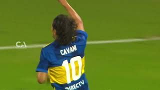 Gol de Edinson Cavani Boca 2  Central Norte 0 32avos Duodécima edición [upl. by Ilenna]