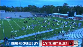 Kilgore College Football vs Trinity Valley CC [upl. by Andris]