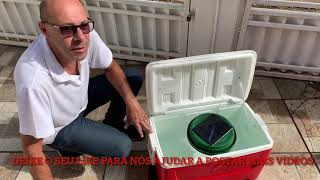 Como fazer um ionizador solar para lagos e piscinas [upl. by Bendick]