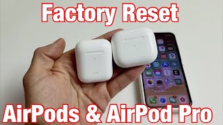 How to Factory Reset AirPods amp AirPod Pro [upl. by Haig]