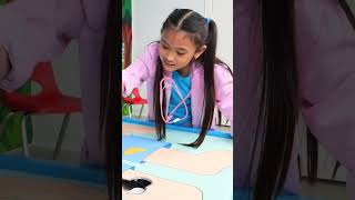 Kids amp Parents Play Giant Operation Game [upl. by Etnuaed]